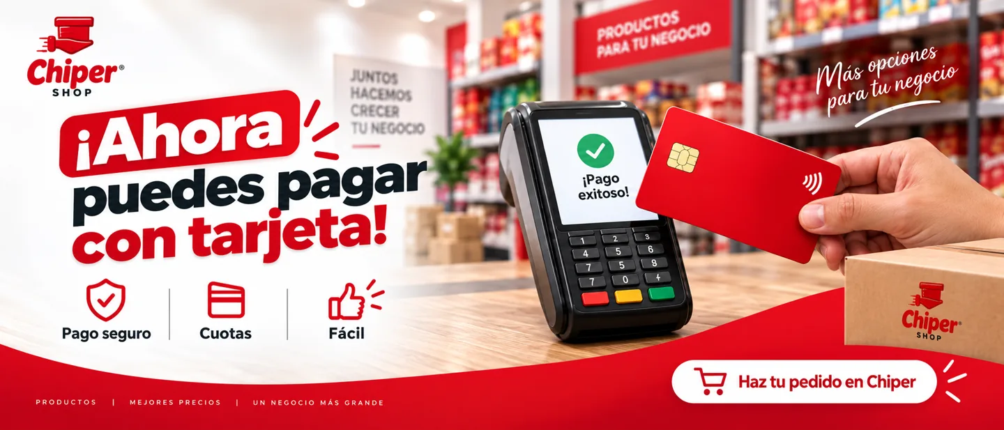 Ahora puedes pagar con tarjeta de forma segura, fácil y en cuotas